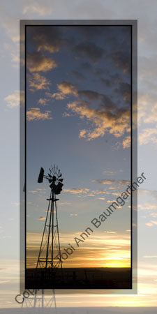 Windmill Sunset